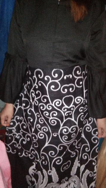 Couple Gamis Gisell Rok Lebar Gisel Couple 070 Gisela Sarimbit Batik Pesta