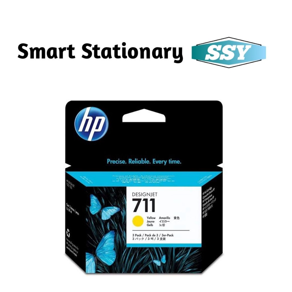 TINTA HP 711 YELLOW 29ML DESIGNJET 100% ORIGINAL