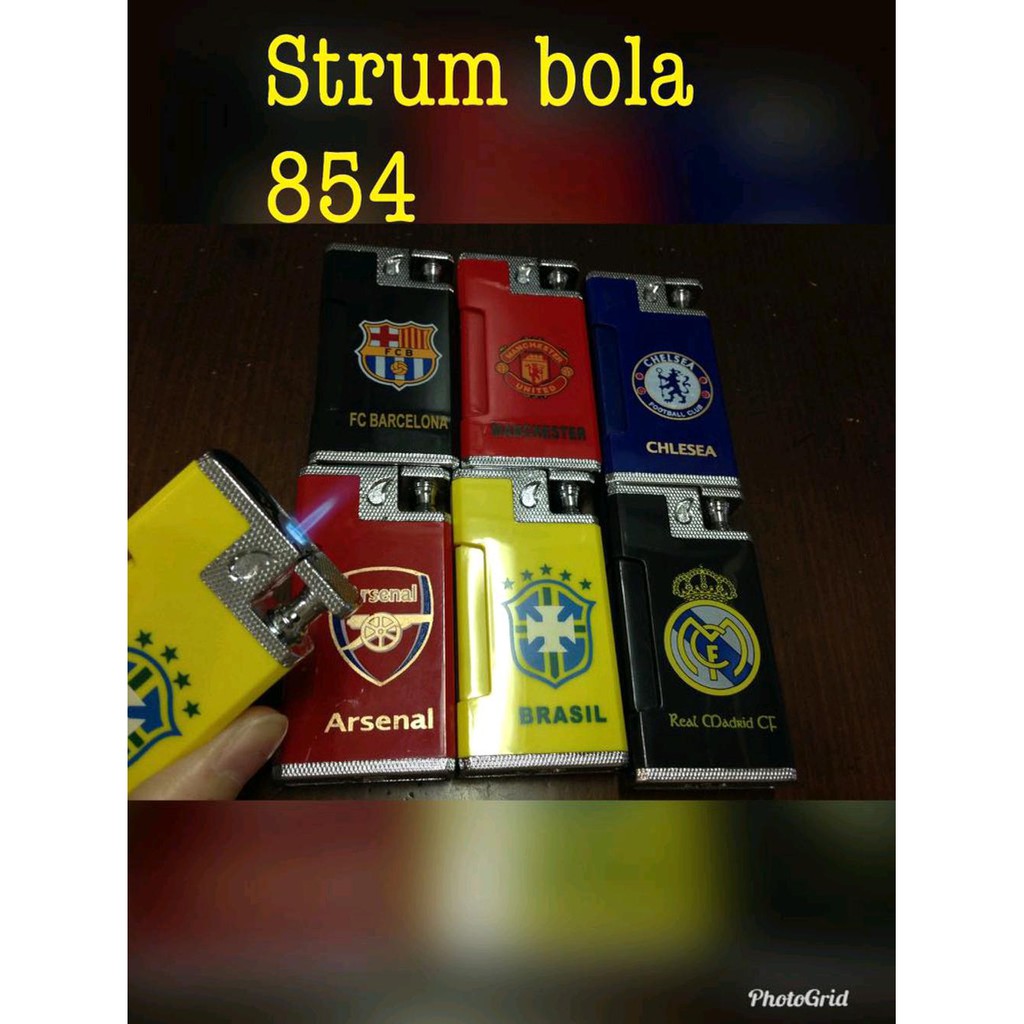 Korek Api Jail Setrum Motif Club Bola