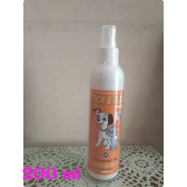 Tick &amp; Flea spray obat kutu semprot anjing kucing 200 ml Raid All 200ml