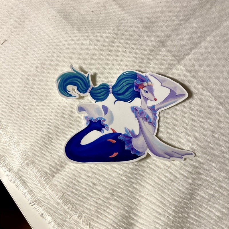Pokemon Sticker Primarina [ tunayoru ]