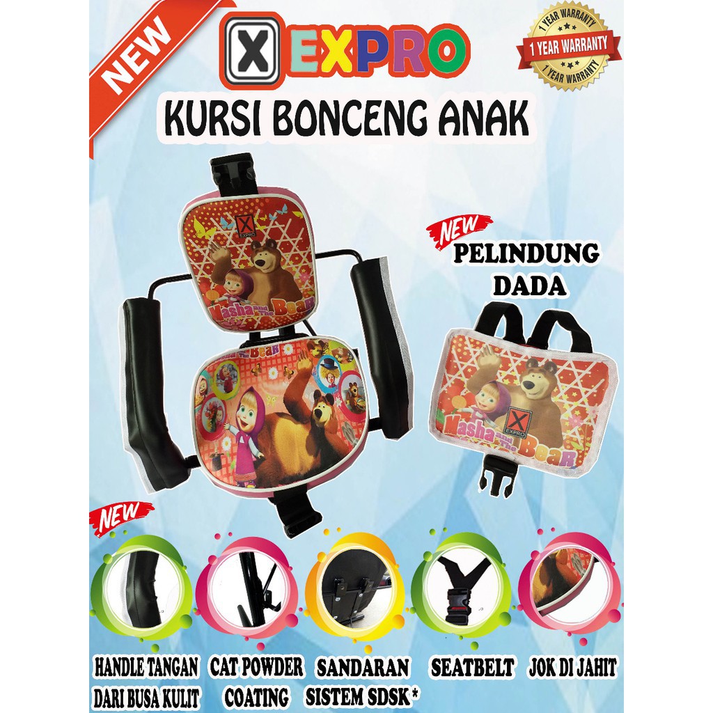 COD/BayarDiTempat Promo Kursi Boncengan Bayi Di Sepeda Motor Tempat Duduk Anak Di Depan Motor