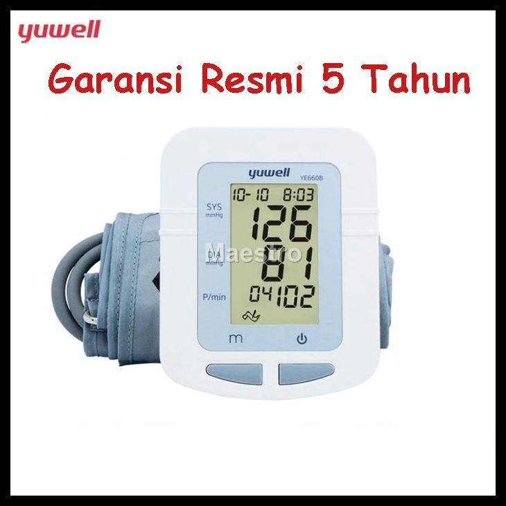 Tensimeter Digital Yuwell Ye660B Alat Ukur Tensi Tekanan Darah Lengan Kode 625