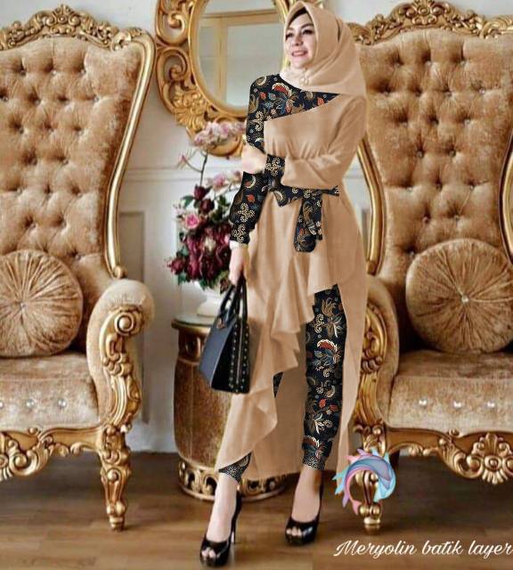 Set Bellaluna BATIK Muslim Wanita Murah FE ADA VIDEO REAL PICT