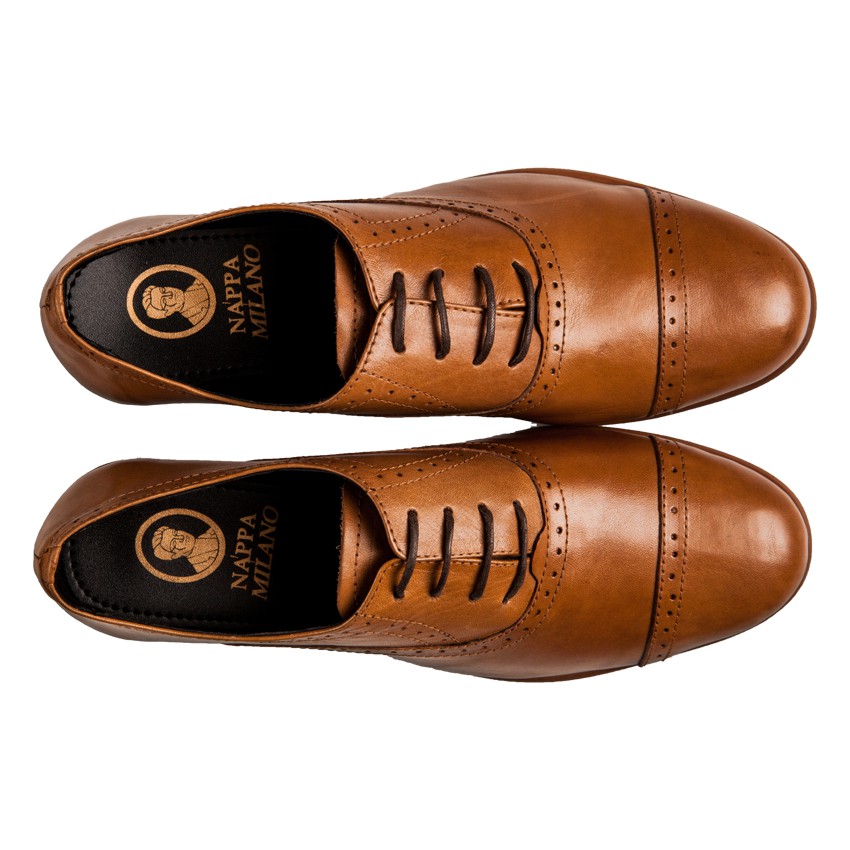 GILLY BROGUES TAN WOMEN SHOES