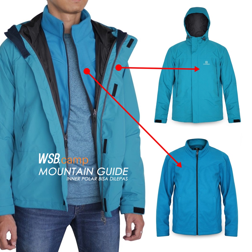 JAKET CONSINA MOUNTAIN GUIDE - JAKET GUNUNG WATERPROOF -  JAKET POLAR