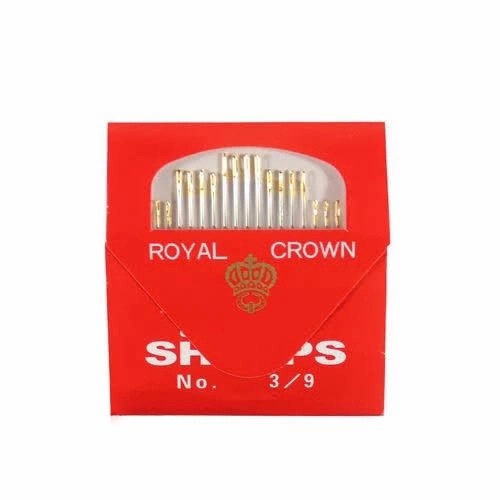 Jarum Jahit Tangan Royal Crown Gold Eyed Sharps no 3/9 sewing needle