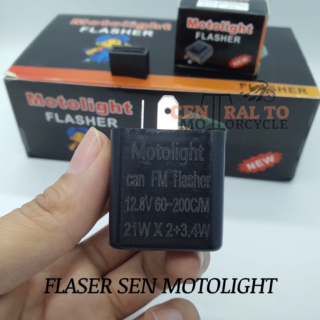 FLASER SEN FLASHER SEIN MOTOLIGHT BISA ATUR STEL KEDIP SEN CEPAT ATAU LAMBAT 12 VOLT BISA UNTUK SEMUA MOTOR