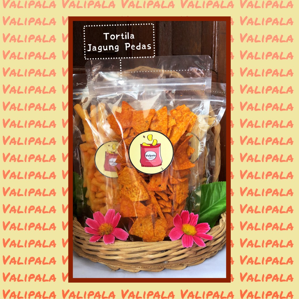 

[VALIPALA SNACK] Tortila Jagung Pedas Cemilan Jadul 100gram