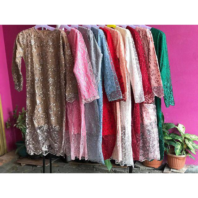 Tunik brujat tile mutiara