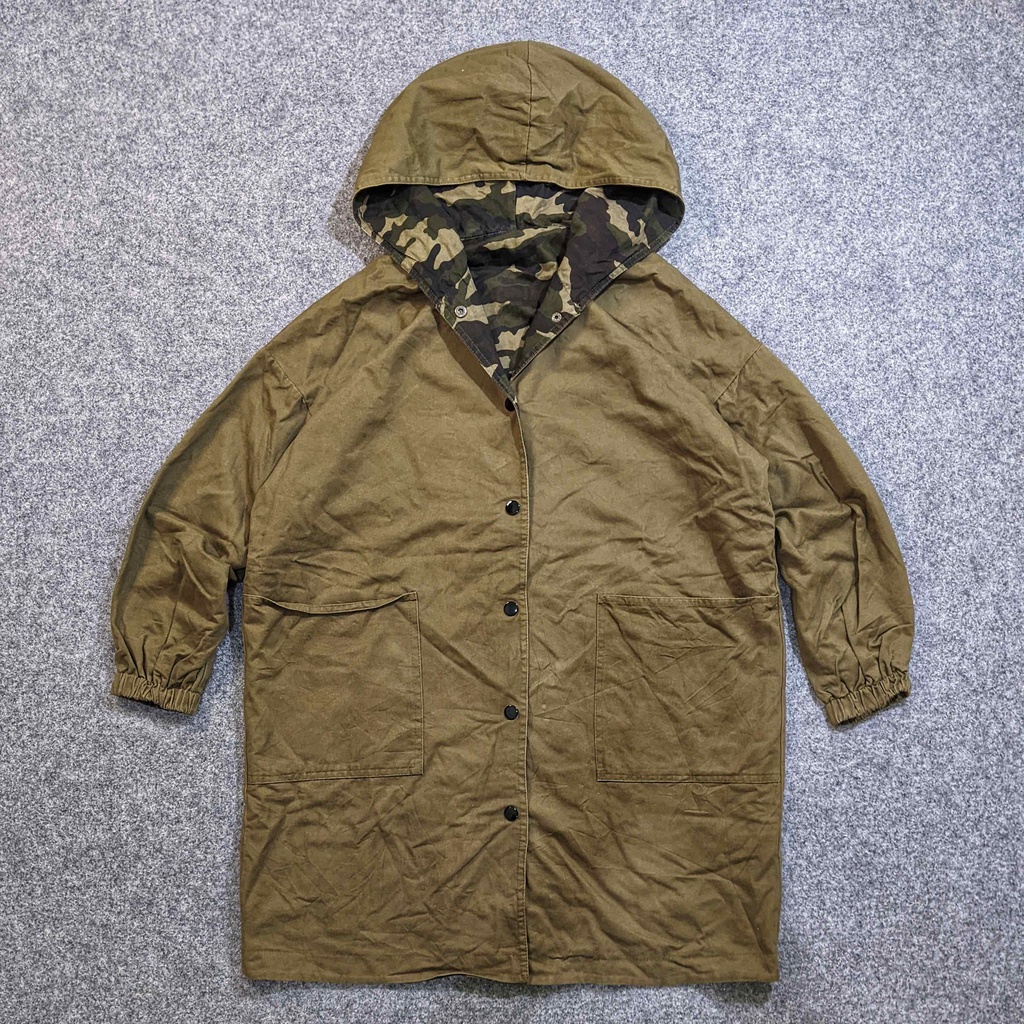 Unbrand Parka - Jaket Pria Army Military Cowok Laki Laki Tebal Berat Second Bekas Original - JX720