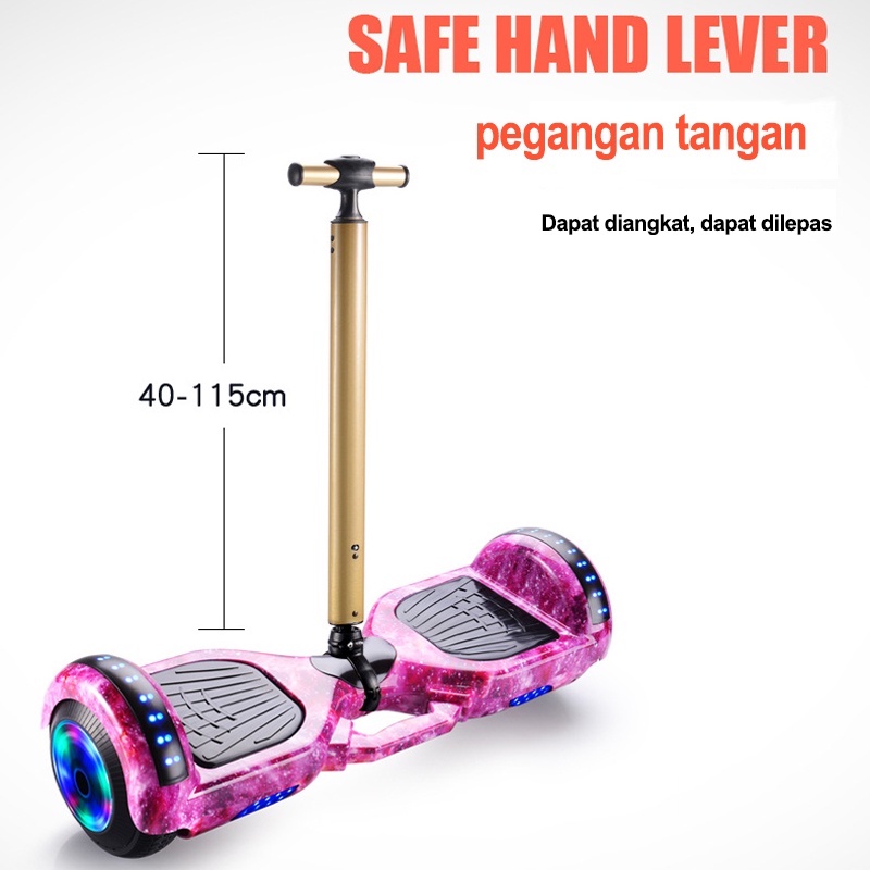 10 Inch Smart Balance Wheel with Bluetooth Speaker A10 Scooter Electric - GRATIS 6 set alat pelindung