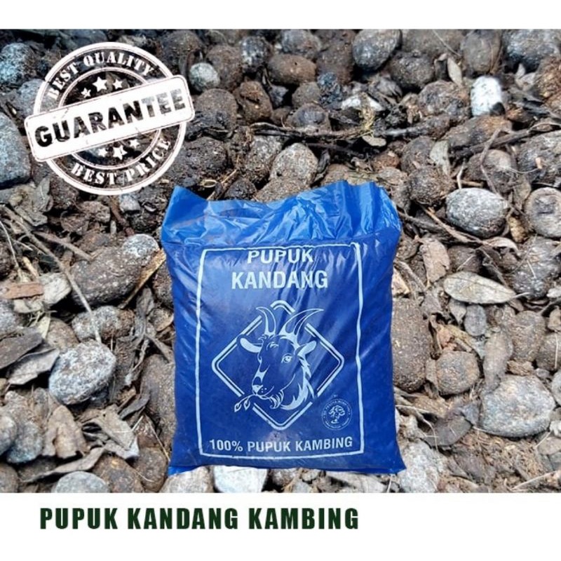 PUPUK KANDANG KAMBING 1 SAK (krg lbh 4kg) Pupuk Kambing Pupuk Tanaman