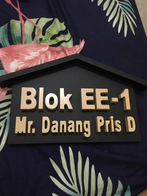 Nomor/nomer/hiasan/tanda/papan/logo Rumah/toko Timbul Kayu Mdf Dengan Tulisan/nama/alamat/pengenal