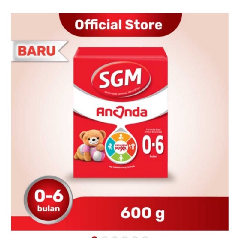 SGM Ananda 1 Susu Formula Bayi 0-6 Bulan 600g