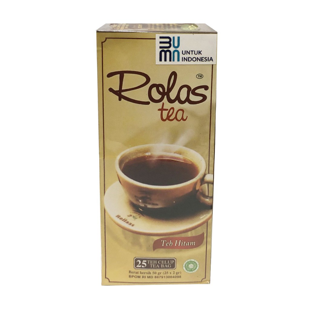 

Teh Celup Asli 50 gr - isi 25 pck - Rolas teh hitam