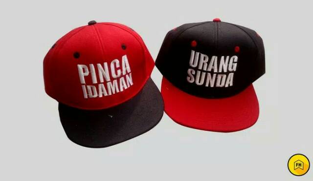 Topi snapback hitam polos distro