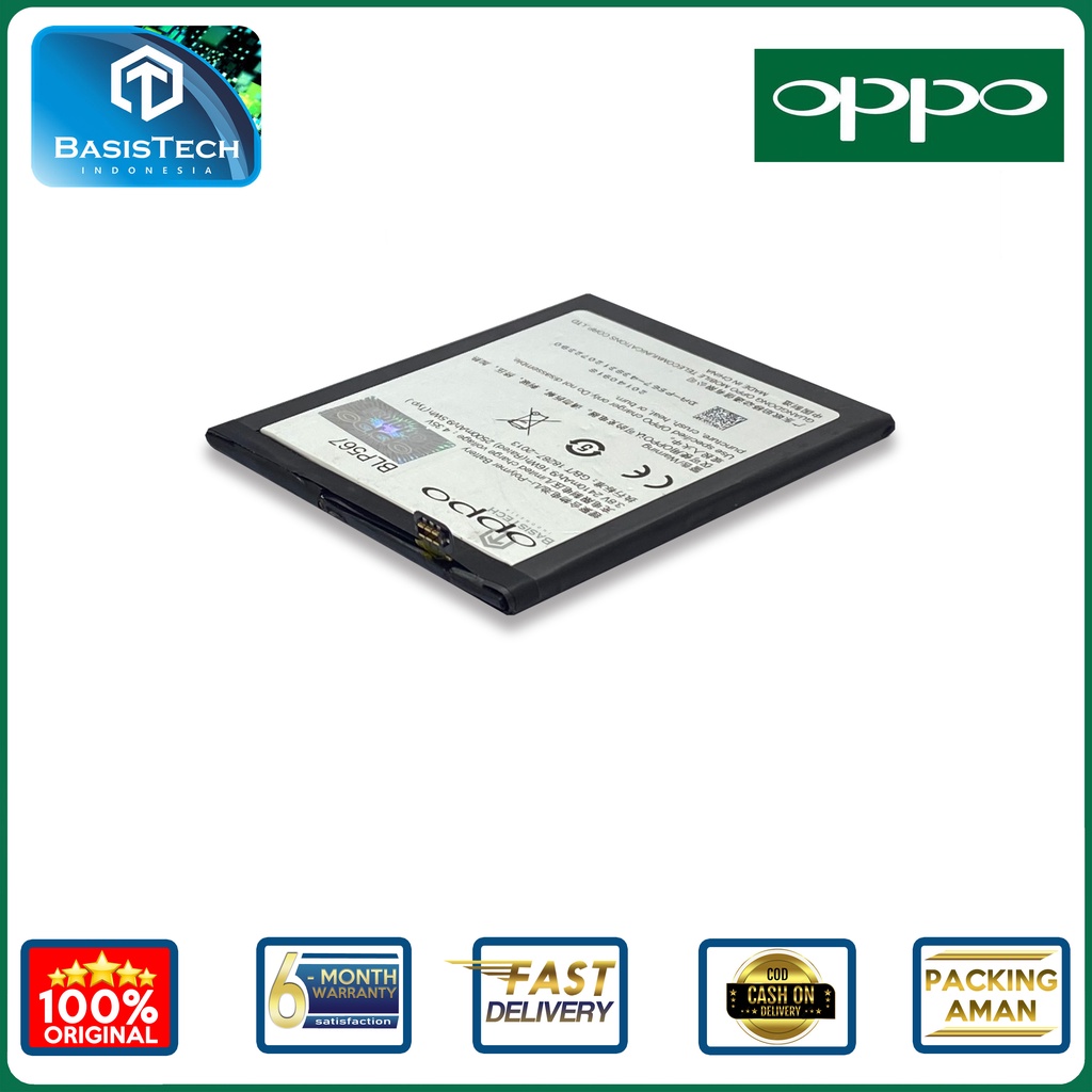 BATERAI OPPO R1 R829 R829T R1L R8006 - R1K R1S R8007 - BLP567 - ORI