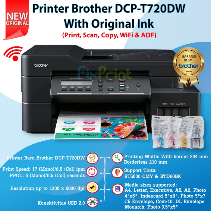 Printer Brother DCP-T720DW DCP T720dw WiFi Print Scan Copy