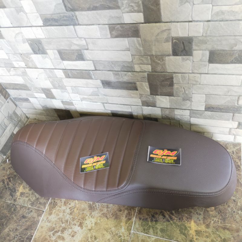 Jok Honda Genio Custom Doble Seat - Jok Honda Genio Caferacer