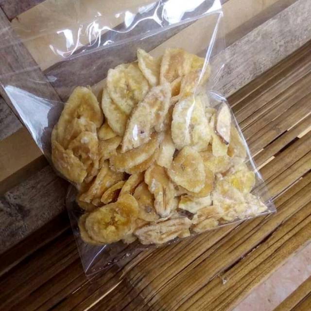 

Kripik pisang manis gurih