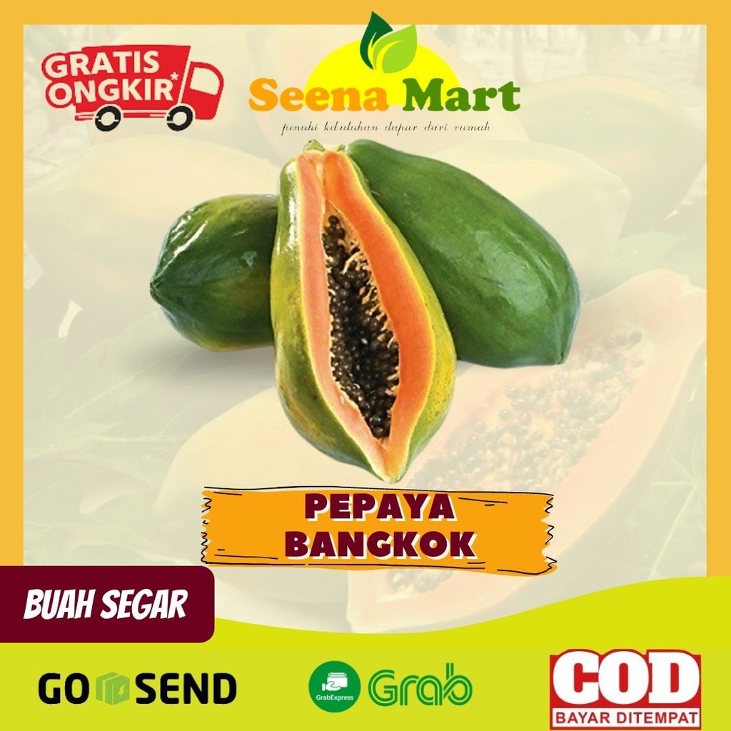 Jual Buah Pepaya Segar Pepaya Kates Bangkok Thailand Manis Indonesiashopee Indonesia 2079