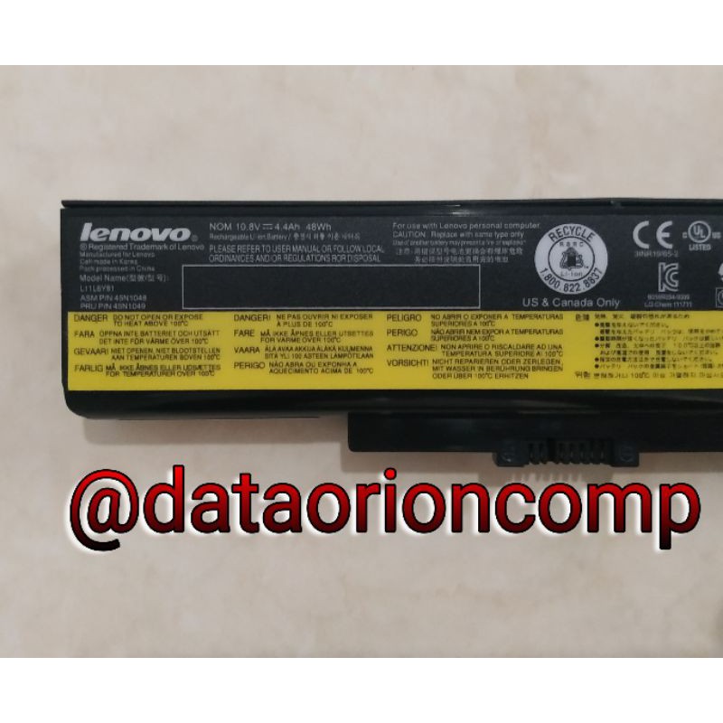 Baterai Battery Lenovo G480 G485 OEM