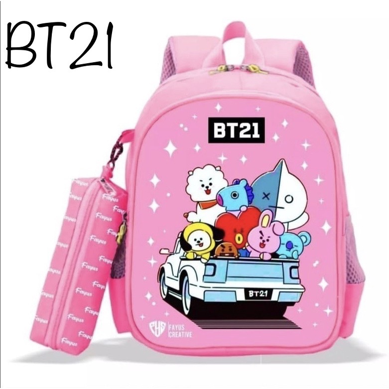 Tas Sekolah TK SD SMP SMA Ransel Anak Perempuan Laki-Laki Backpack