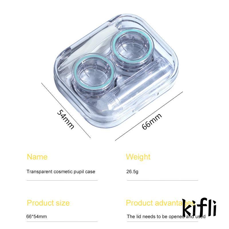 Case Lensa,Kontak Transparan,Portable,Higienis