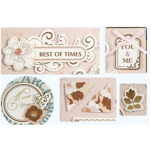 Scrapbook 3D Sticker - Floral Frame