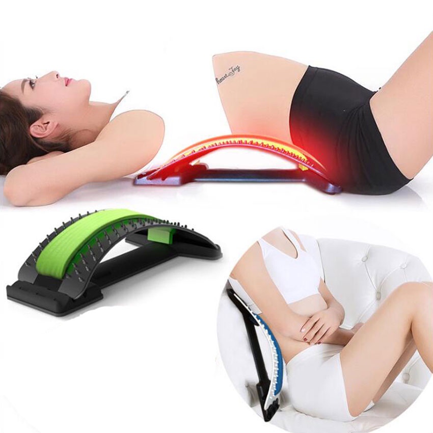 Sandaran Terapi Sakit Pinggang Tulang Punggung Lumbar Spinal Stretching Waist Relax Mate