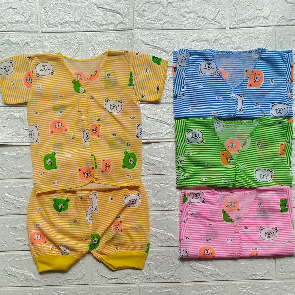 Setelan Baju Bayi Lengan Pendek Dan Celana Pendek / baju bayi lengan pendek / celana pendek bayi / Setelan baju bayi murah / baju tidur / piyama anak / setelan bayi / perlengkapan bayi / baju tidur bayi / baju tidur anak