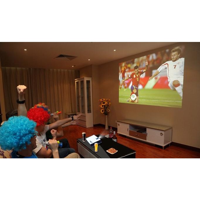 Mini Led Projector Uc-40 800 Lumens 800X480 Mikro Proyektor 34-130 Inc