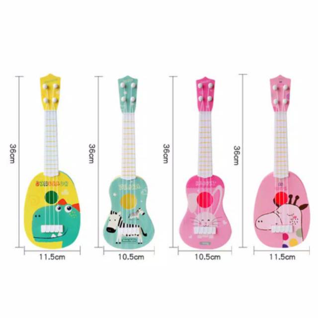 MOMBABY1 Mainan Gitar Ukulele Anak atau Kado Mainan Anak Alat Musik Gitar