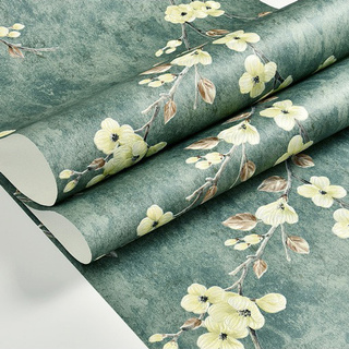 [Ready Stock] 0.53m*10m Self-adhesive Floral Wallpaper/3D Floral Fabric