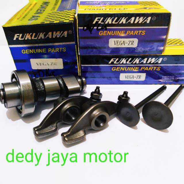 Noken as + platuk klep + payung klep vega ZR, fukukawa genuine parts berkualitas