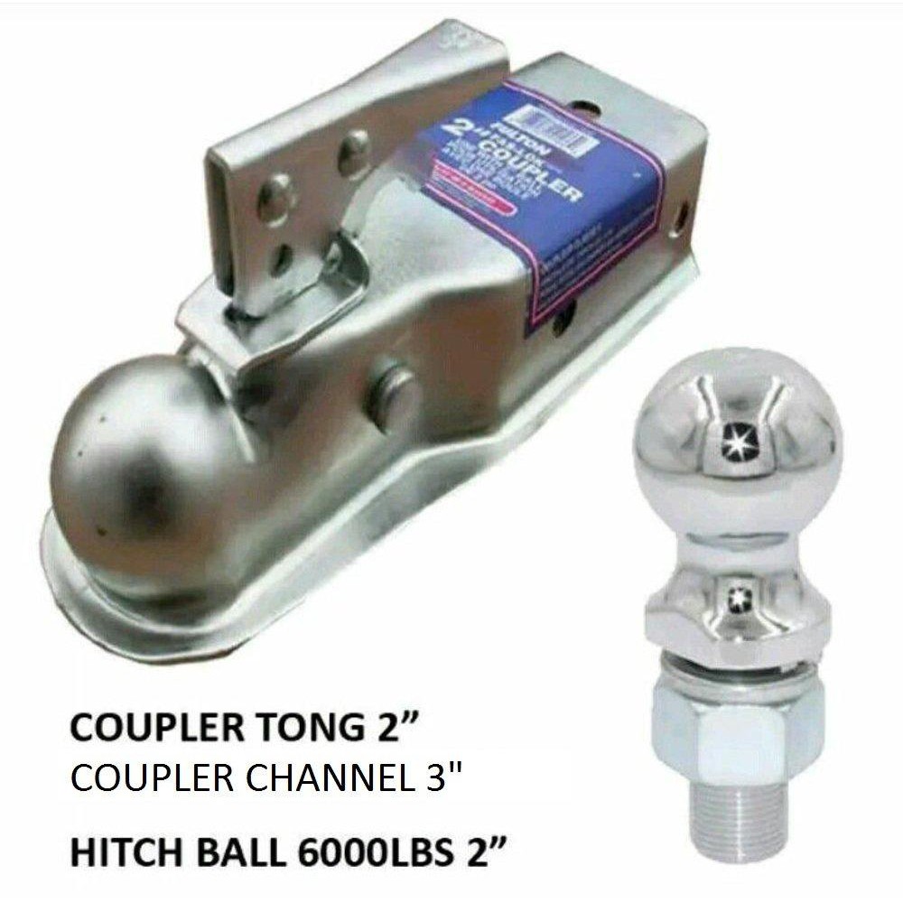 Coupler Anhang Set Hitch ball 2 inch Bola Towing