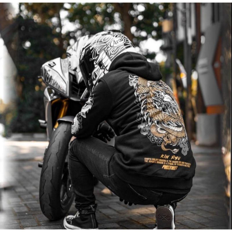 Best seller Hoodie Sweater prostreet Kin Ryu bahan tebal