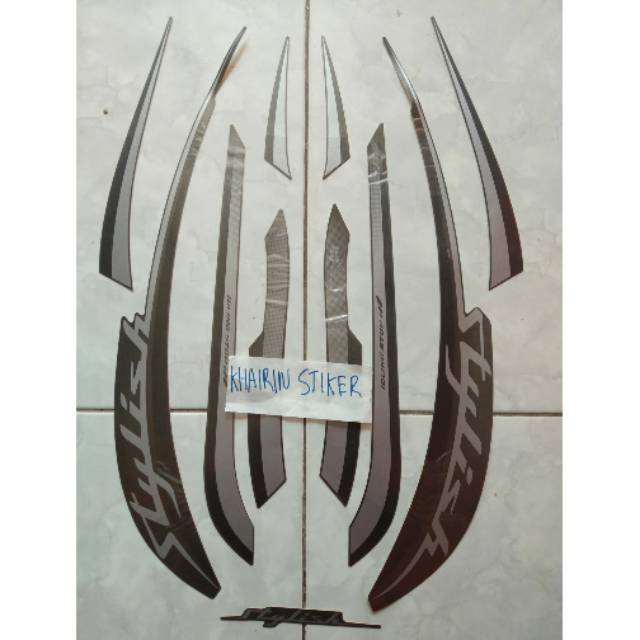 Striping stiker Polet Lisebody scoopy staylis 2019 matebrown original
