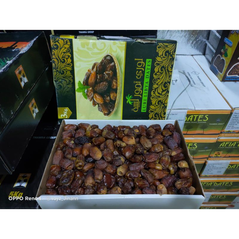 kurma sukari libya dates luri 3kg/kurma sukari libya/kurma saidi