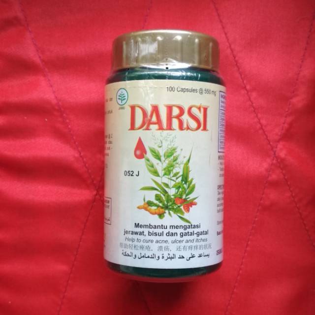 

Kapsul Darsi Obat Jerawat