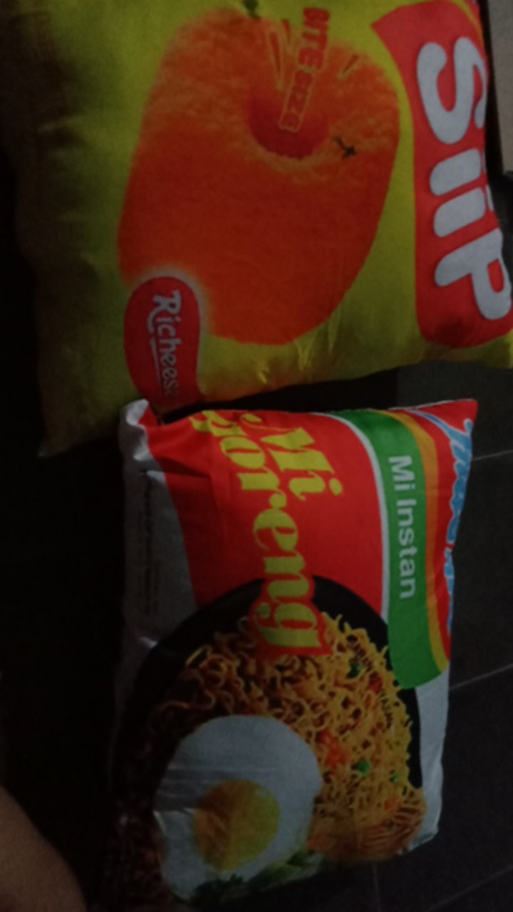 Bantal Snack Uk.30x40cm Motif Sipp Isi Full Dacron/ Bahan Polimicro