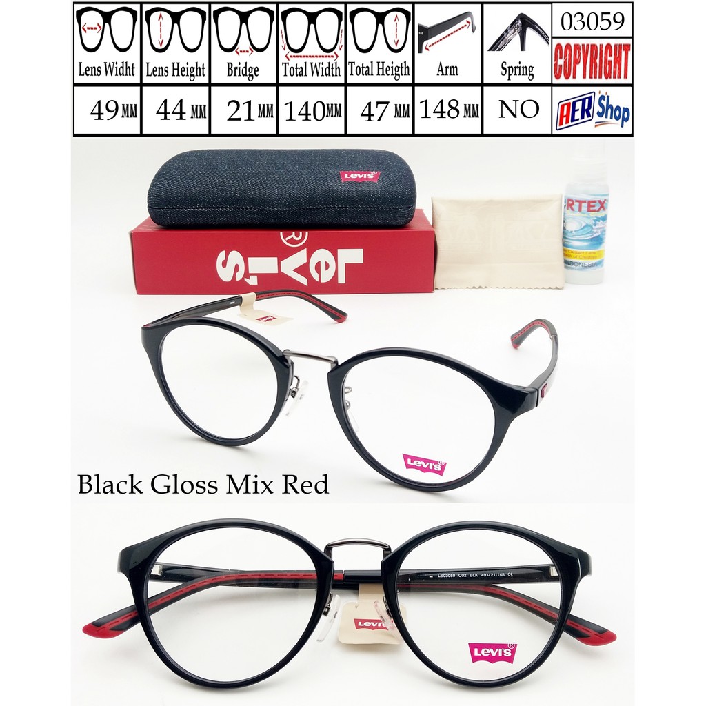 frame LEVI'S ORIGINAL frame kacamata original kacamata elastis levis 2