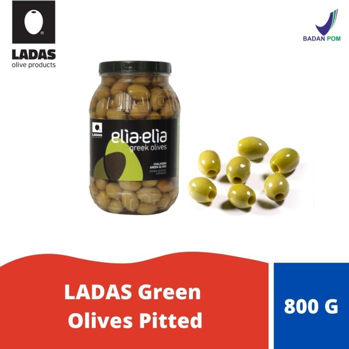 

LADAS Green Olives Pitted - 800 gr