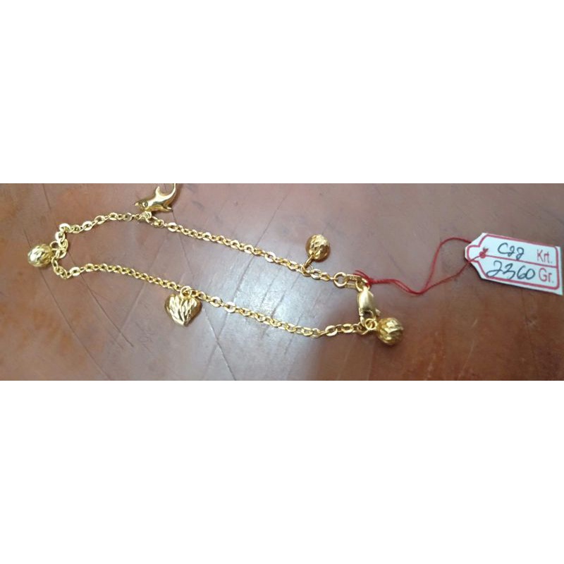 gelang emas 16 karat