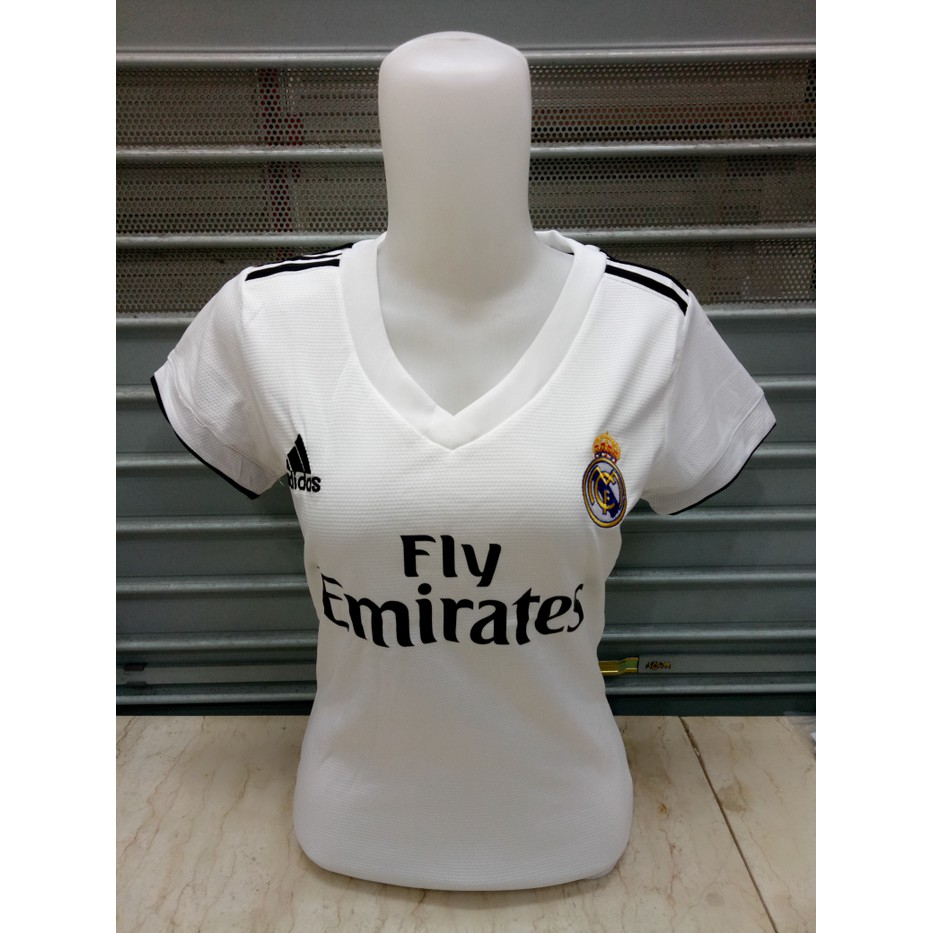 JERSEY BOLA WANITA REAL MADRID HOME LADIES 2018/2019 GRADE ORI