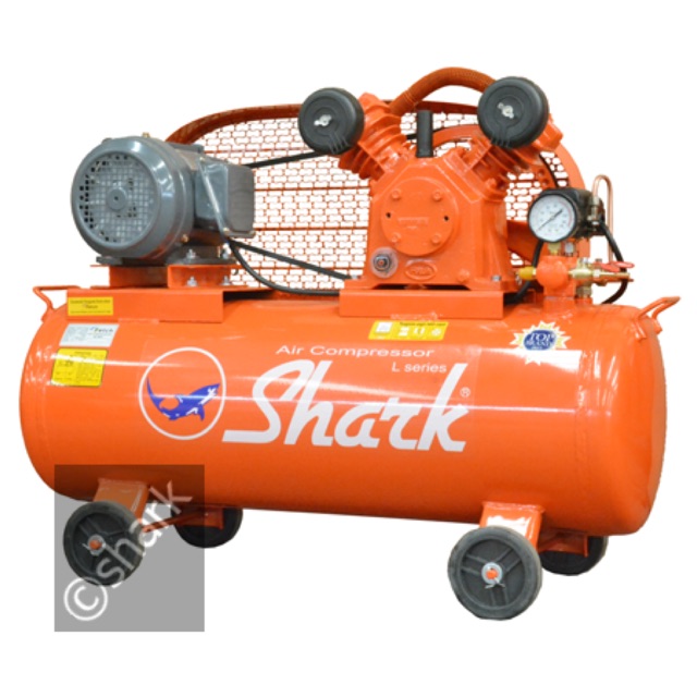Compressor Angin Shark 1/2 HP Complete Motor Listrik Fetch