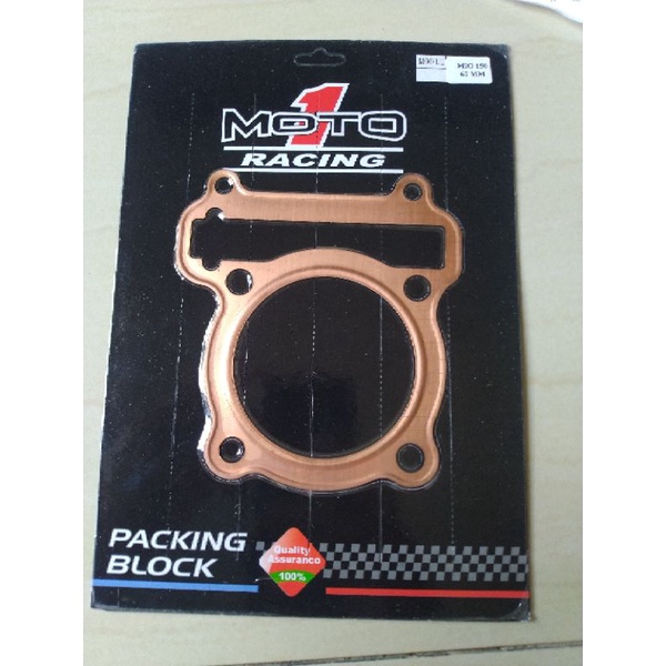 PAKING PERPAK GASKET TEMBAGA CNC HEAD BLOK ATAS YAMAHA MIO NOUVO FINO SMILE SOUL OLD KARBU 5TL 5MX M