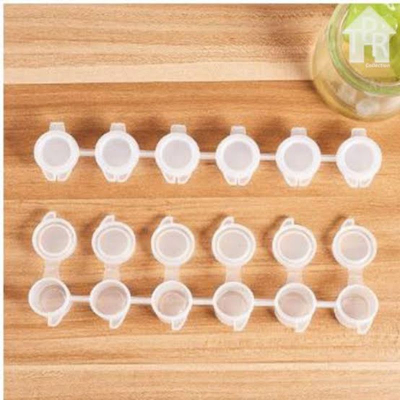 

STAR BAGS - Pot Botol Tempat Cat Akrilik Renteng 6 x 3ml - Paint Acrylic Cup Set 3 ml