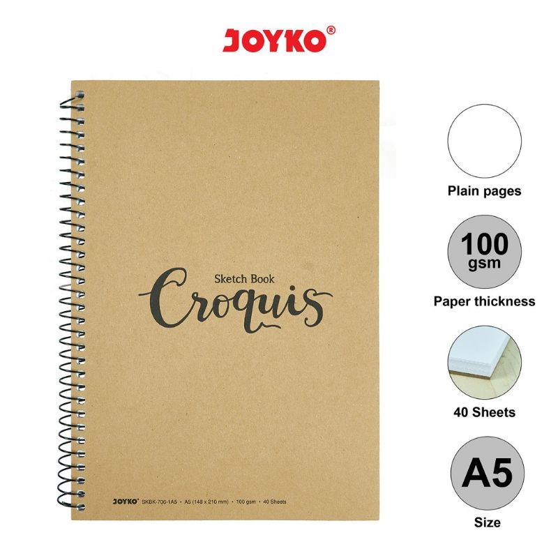 

Joyko SKBK-706-A5 / Buku Sketsa Gambar Sketch Book